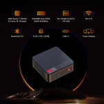 Bosgame P4 Plus DDR4 PCIe SSD Dual LAN 2.5G Wi-Fi 6E Mini PC AMD Ryzen 7 5825U DDP to US