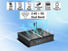 KINGDEL Industrial Mini PC i7 8GB+128GB SSD 6COM RS232 Dual LAN 2HD 4USB3.0 4*USB2.0 Portable Fanless Control Host
