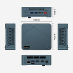 BOSGAME Ryzen 5 3550H Mini PC 11Pro 16GB DDR4 RAM 512GB PCIe SSD Vega 8 Graphics DDP to US