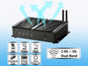 KINGDEL Industrial Mini PC, Celeron 1007U/1037U, 8GB RAM/128GB SSD, 4x RS232 COM, 2x Gigabit NICs, Fanless