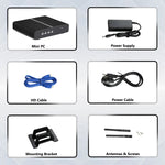 US Stock 10th Gen i7 Fanless Mini PC 32GB DDR4 512GB NVMe SSD 4K HD DP Business Desktop 32GB DDR4+512GB NVMe SSD