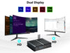 US Stock Silent Mini PC, Core i5 4th CPU, 8GB RAM/256GB SSD, Industrial PC with 6xCOM RS232, Dual HD Display, 2xNics