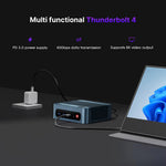 BOSGAME P2 Plus Mini PC Intel I7-12700H 32GB DDR4 512GB PCIe SSD 4K Triple Wi-Fi 6E DDP to US