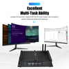 US Stock Portable Industrial Fanless Mini PC i7-4500U/4650U/5500U 6COM RS232 2LAN 2HD USB 8GB+256GB SSD