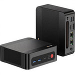 BOSGAME P3 Plus Mini PC AMD Ryzen 7 7840HS 32GB DDR5 1TB PCIe SSD 4K Triple Display Dual RJ45 LAN Wi-Fi 6E/BT5.2 Radeon 780M