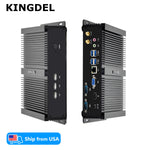 US Stock Fanless Mini PC, Core i5 8th Gen (3.4GHz Max.) 16GB DDR4+256GB NVMe SSD, 4K UHD Dual HD/VGA, 2xRS232, Ready to Ship