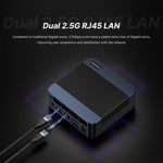 US Shipping BOSGAME M4 Neo Mini PC AMD Ryzen 7 7840HS DDR5 PCle SSD USB4 Dual 2.5G LAN Wi-Fi 6E