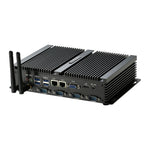 KINGDEL Industrial Mini PC, Celeron 1007U/1037U, 8GB RAM/128GB SSD, 4x RS232 COM, 2x Gigabit NICs, Fanless