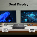 US Stock Fanless Mini PC, Core i5-8250U CPU, DDR4 RAM/NVMe SSD, 4K UHD Dual Display, 2xRS232 COM, Personal Mini Desktop Computer