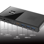 US Stock Mini PC, N5105/N6000 CPU, 4 Cores ( 2.90GHz Max.), 8GB DDR4 RAM+512GB SSD, 4K Dual Display Compact Stick PC