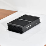 11th Gen i7 Fanless Mini PC 32GB RAM 1TB NVMe SSD 4K UHD Dual RS232 COM Full Metal Industrial Desktop Computer