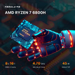 Origimagic N2 Pro Mini PC AMD Ryzen 7 6800H 8C/16T 4.7GHz 32GB DDR5 RAM 512GB PCle 4.0 NVME SSD Radeon 680M 8K UH