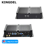 Fanless Industrial Mini PC Core i5-4200U 16GB+256GB SSD 24/7 Silent Work HD VGA LAN 2xRS232 6xUSB US Stock
