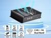 US Stock Industrial Mini PC, Core i7 8th, 16GB DDR4+512GB NVMe SSD, Dual 4K Displays, Fanless, Fast Shipping