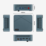 US Shipping BOSGAME N150 Mini PC E3 Twin Lake 16GB DDR4 RAM 512 SSD 11 Pro Desktop 4K Dual DDP to US