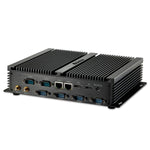 KINGDEL Fanless Mini PC i5 4200U/4210U/4260U 8GB+256GB SSD 6COM 2LAN Industrial PC