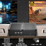 US Stock Business Mini PC Core i7-1165G7 Processor 16GB DDR4 RAM 1TB NVMe SSD 4K Dual Display 2x RS232 Fanless
