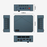US Shipping BOSGAME Ryzen 5 3550H Mini PC 11Pro 16GB DDR4 RAM 512GB PCIe SSD Vega 8 Graphics DDP to US