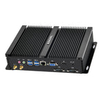 Kingdel Industrial Mini PC, i5-8250U CPU, 8GB DDR4+256GB NVMe SSD, 4K UHD HD/VGA, Dual RS232 COM Ports US Stock