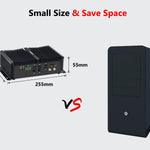 KINGDEL Powerful Industrial Mini PC Core i5-10200H/10300H 16GB DDR4 RAM 512GB NVMe SSD 4K 4096x2304 3xHD 6xCOM