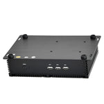 KINGDEL Fanless Industrial PC, i7 8th Gen, 8GB/512GB NVMe, Dual 4K Output, 2xRS232 Com Ports, Fanless Cooling