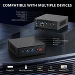 US Local Stock 2025 SOAYAN N2 Mini PC Intel N150 16GB DDR4 + 512GB SSD Win 11 Pro for Office Business Education Mini Computer