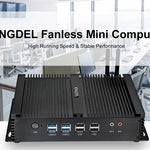 KINGDEL Industrial Control Mini Computer i5 6xCOM 2xLAN 4xUSB3.0 4xUSB2.0 Dual HD Display Fanless Mini PC Ready to Ship