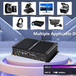 US Stock Mini Gaming PC, Core i7 12th CPU, 64GB DDR4+2TB NVMe, 4K Dual Display, WF6E+BT5.3, Full Metal Case