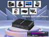 US Stock Powerful Mini PC, Core i7 12th Gen, 16GB DDR4+1TB NVMe, 4K HD+VGA, Industrial PC with 2xRS232, WF6E+BT5.3, Fanless