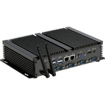 KINGDEL Fanless Industrial Mini PC i5-3317U Dual Core 2xNIC 4xCOM RS232 HD/VGA 8xUSB 8GB RAM+512GB SSD US Stock Ready to Ship