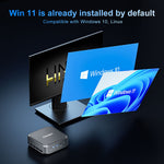 Free Shipping to US High Quality Brand New Firebat A6 Mini PC AMD Ryzen 7 7735HS Processor Good Price US Plug Mini PC