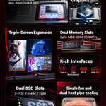 Firebat Brand A5P Mini PC 8745HS 16GB 512GB Qcta Core Processor Mini Computer with US Plug Best Sell Mini PC