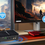 KINGDEL Powerful Industrial Mini PC Core i5-10200H/10300H 16GB DDR4 RAM 512GB NVMe SSD 4K 4096x2304 3xHD 6xCOM
