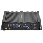 US Stock Mini PC, Core i5, 8GB RAM+256GB SSD, Fanless Industrial Pc with 2xCOM RS232, Dual Display