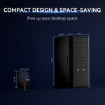 US Local Stock SOAYAN N6 Mini PC Intel N150 Ultra-compact with RGB Lighting DDR4 Win 11 Pro for Office/Education Mini Computer