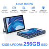 New Intel Celeron N80 8-Inch Industrial Mini PC with Capacitive Touch Screen Quad-Core Windows 11 SSD DDR5