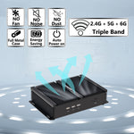 US Stock Powerful Mini PC, Core i7-1165G7 Processor, DDR4 RAM/NVMe SSD, 4K Dual Display, 2x RS232, Fanless Industrial PC