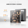 BOSGAME Ryzen 5 3550H Mini PC 11Pro 16GB DDR4 RAM 512GB PCIe SSD Vega 8 Graphics DDP to US