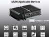 Fanless Industrial Mini PC Core i5 Dual Core 4GB RAM 512GB SSD 2xNIC 4xCOM RS232 HD/VGA Silent Metal Case Industrial Computer