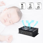 KINGDEL Powerful Industrial Mini PC Core i5-10200H/10300H 16GB DDR4 RAM 512GB NVMe SSD 4K 4096x2304 3xHD 6xCOM