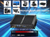US Stock Fanless Mini PC, i7 8th Gen(4.6GHz Max.), 16GB DDR4/1TB NVMe SSD, 4K Dual Display HD+VGA, Industrial PC with 2xRS232