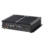 US Stock Powerful Mini PC, Core i7 12th Gen, 16GB DDR4+1TB NVMe, 4K HD+VGA, Industrial PC with 2xRS232, WF6E+BT5.3, Fanless