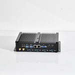 Powerful Fanless Industrial Mini Desktop Computer Core i5 4xRS232 COM Dual LAN Dual Display HD VGA Silent PC