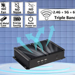 US Stock Mini PC, Core i7 12th CPU, 32GB DDR4+1TB NVMe, 4K Dual Display, Industrial Fanless PC with 2xRS232, WF6E+BT5.3
