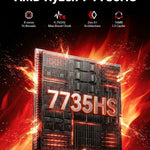 Free Shipping to US High Quality Brand New Firebat A6 Mini PC AMD Ryzen 7 7735HS Processor Good Price US Plug Mini PC