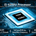 US Stock Mini PC, Core i5, 8GB RAM+256GB SSD, Fanless Industrial Pc with 2xCOM RS232, Dual Display
