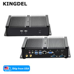 Fanless Industrial Mini PC i5-4200U HD VGA LAN COM RS232 USB 24/7 Stable Work 8GB/512GB SSD USA Stock