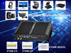 Kingdel Industrial Mini PC i5-8250U Fanless 8GB DDR4/256GB NVMe 4K HD/VGA Dual RS232 COM Ports US Warehouse