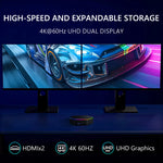 US Local Stock SOAYAN N6 Mini PC Intel N150 Ultra-compact with RGB Lighting DDR4 Win 11 Pro for Office/Education Mini Computer
