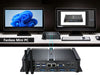 US Stock Mini PC, Fanless Industrial PC, i5 Dual Core CPU, 8GB RAM, 128GB SSD, 2xNICs, 4xCOM RS232, HD+VGA, Full Metal Case